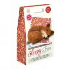 Needle Felted Sleepy Fox Kit