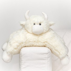 Cream Highland Coo Sofa Tidy